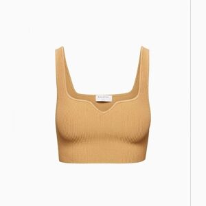 sculpt knit notch tank